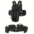 OVC - Tactical Vest and Tactical Belt Combo with accessories