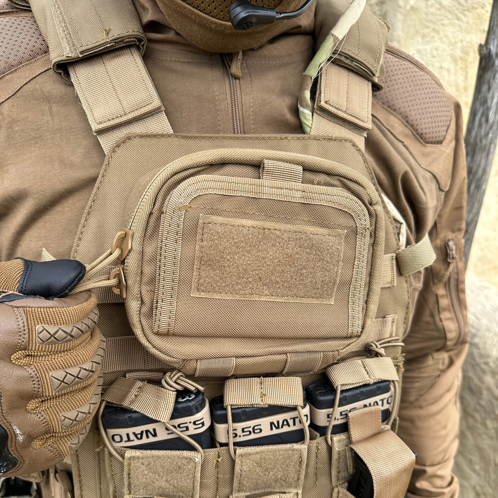 OVC - Tactical Vest and Tactical Belt Combo with accessories